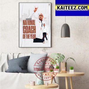 Rodney Terry Is The Sporting News National Coach Of The Year Art Decor Poster Canvas