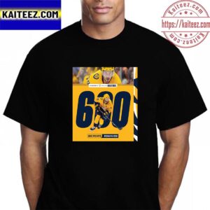 Roman Josi 600 Career NHL Points With Nashville Predators Vintage T-Shirt