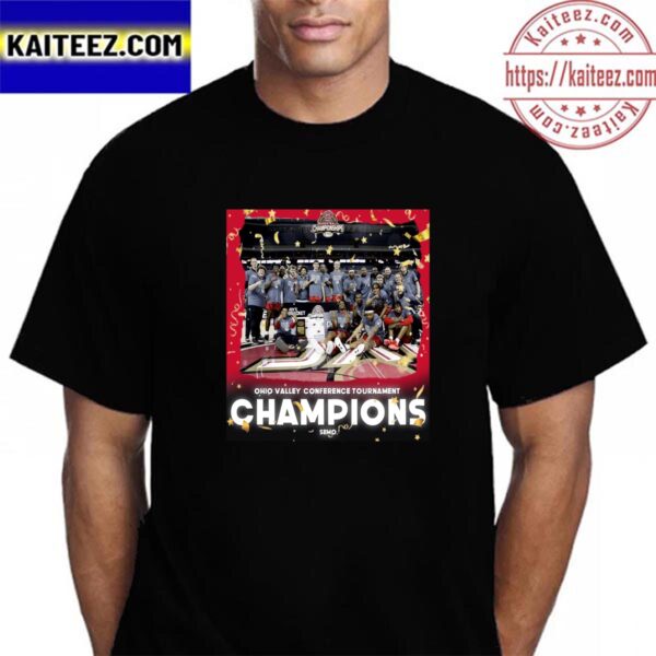 SEMO Mens Basketball Are 2023 Ohio Valley Conference Tournament Champions Vintage T-Shirt