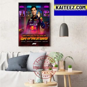 Sergio Perez Is King Of The Streets In 2023 Jeddah Saudi Arabian GP F1 Art Decor Poster Canvas
