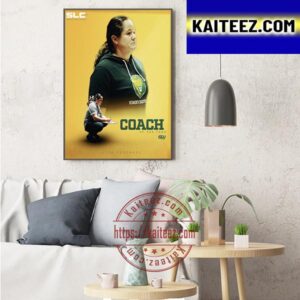 Southeastern Womens Basketball Head Coach Ayla Guzzardo Is Coach Of The Year Art Decor Poster Canvas