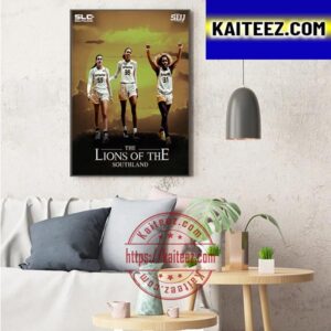 Southeastern Womens Basketball The Lions Of The Southland Art Decor Poster Canvas