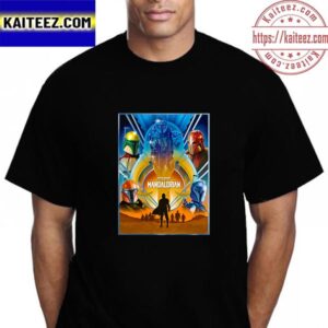 Star Wars The Mandalorian Season 3 Art Inspired New Poster Vintage T-Shirt