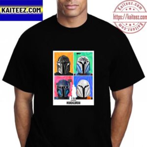 Star Wars The Mandalorian Season 3 Art Inspired Vintage T-Shirt
