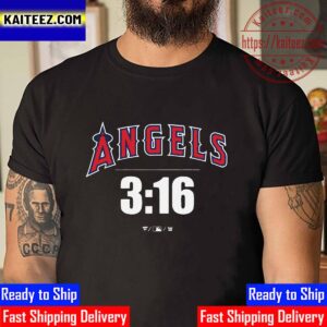 Stone Cold Steve Austin Heather x Los Angeles Angels 3 16 Vintage T-Shirt