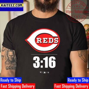 Stone Cold Steve Austin x Cincinnati Reds 3 16 Vintage T-Shirt