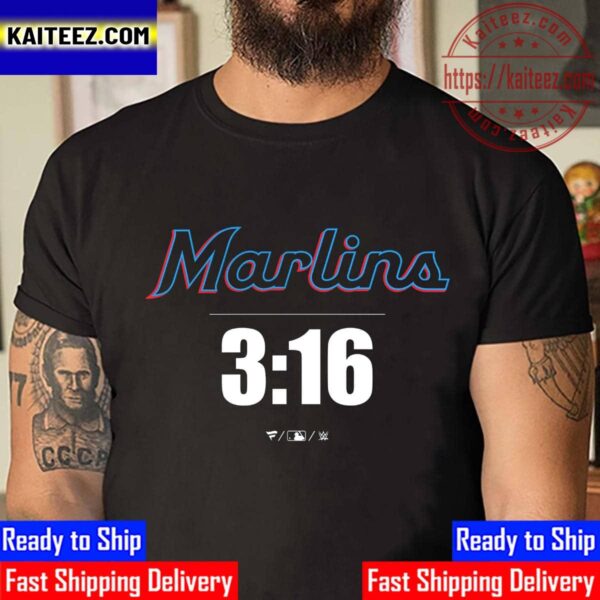 Stone Cold Steve Austin x Miami Marlins 3 16 Vintage T-Shirt