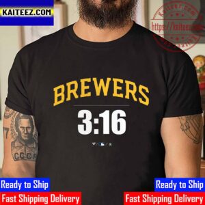 Stone Cold Steve Austin x Milwaukee Brewers 3 16 Vintage T-Shirt