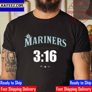 Stone Cold Steve Austin x Seattle Mariners 3 16 Vintage T-Shirt
