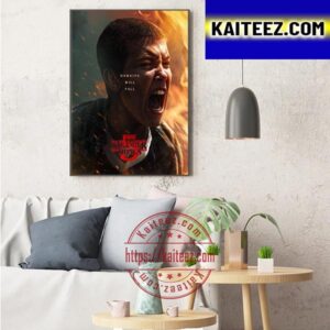 Stranger Things 5 Hawkins Will Fall 2024 Art Decor Poster Canvas