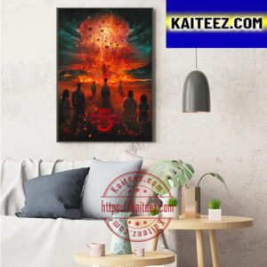 Stranger Things 5 The End Is Here Last Season 2024 Art Decor Poster Canvas
