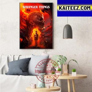 Stranger Things 5 The Final Season Hawkins Will Fall Art Decor Poster Canvas