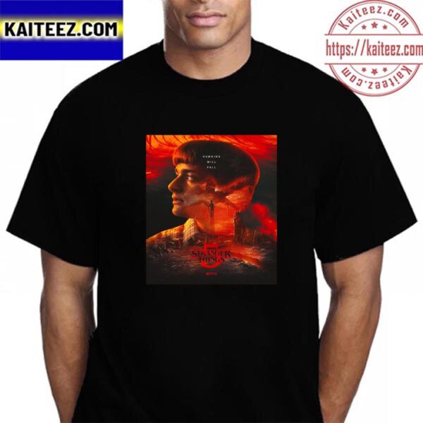 Stranger Things Season 5 Hawkins Will Fall Vintage T-Shirt