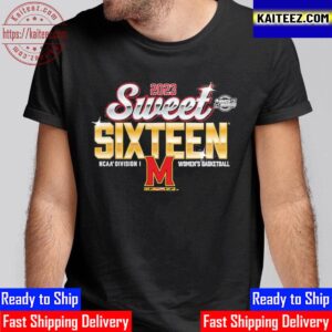 Sweet Sixteen Maryland Terrapins 2023 Womens Basketball Tournament NCAA March Madness Vintage T-Shirt
