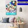 Team Japan Champions 2023 World Baseball Classic Art Decor Poster Canvas