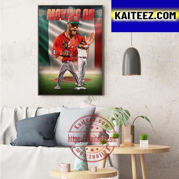 Team Mexico Moving On Semifinal 2023 World Baseball Classic Home Decor  Poster Canvas - REVER LAVIE