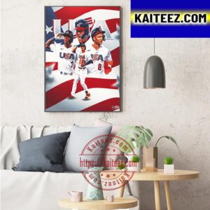 Team USA Is Moving On To The 2023 WBC Quarterfinals Art Decor Poster Canvas