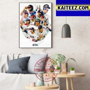 Team USA Vs Team Japan For The 2023 World Baseball Classic Championship Art Decor Poster Canvas