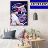 Team USA Vs Team Japan In 2023 World Baseball Classic Finals Art Decor Poster Canvas