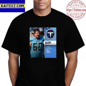 Tennessee Titans Releasing Center Ben Jones Vintage T-Shirt