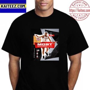 Texas Longhorns Mens Basketball Dylan Disu Is 2023 Big 12 Conference MOP Vintage T-Shirt