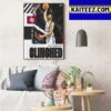 UC Santa Barbara Gauchos Mens Basketball Are 2023 Big West Champions Art Decor Poster Canvas