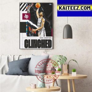 Texas Southern Tigers Mens Basketball Are 2023 SWAC Champions Art Decor Poster Canvas