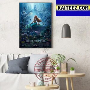 The Little Mermaid 2023 Official Poster Art Decor Poster Canvas