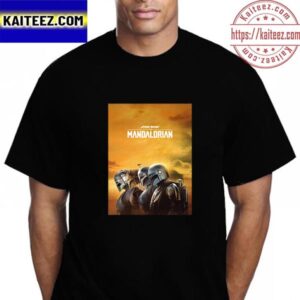The Mandalorian Official Poster Of Star Wars Vintage T-Shirt