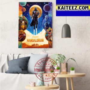 The Mandalorian Season 3 Of Star Wars Art Inspired Art  Decor Poster Canvas