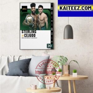 UFC 288 Aljamain Sterling Vs Henry Cejudo For World Bantamweight Championship Art Decor Poster Canvas