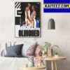 UC Santa Barbara Gauchos Mens Basketball Are 2023 Big West Champions Art Decor Poster Canvas