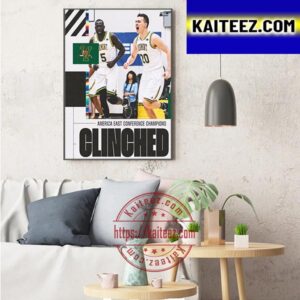 Vermont Catamounts Mens Basketball Clinched The 2023 America East Conference Tournament Champions Art Decor Poster Canvas