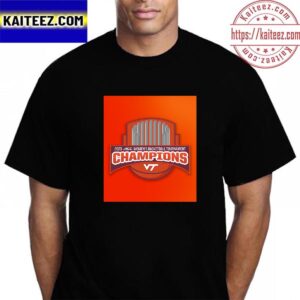 Virginia Tech Hokies Womens Basketball Are 2023 ACC Womens Basketball Tournament Champions Vintage T-Shirt