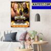 WWE WrestleMania Goes Hollywood Seth Freakin Rollins Vs Logan Paul Art Decor Poster Canvas