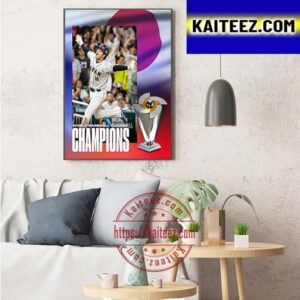 World Baseball Classic 2023 Champions Are Team Japan Champions Art Decor Poster Canvas