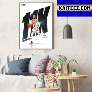 Zach LaVine 11K Points and Counting In NBA Career Art Decor Poster Canvas