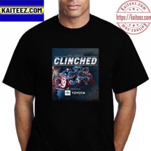 2023 Colorado Avalanche Clinched Stanley Cup Playoffs Vintage T-Shirt