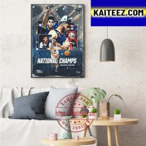 2023 NCAA Mens Basketball National Champions Is Andre Jackson Jr Of UConn Huskies Art Decor Poster Canvas