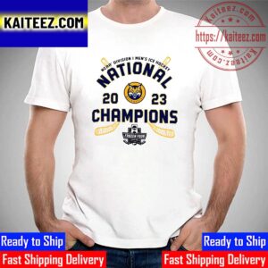 2023 NCAA Mens Frozen Four National Champions Are Quinnipiac Bobcats Ice Hockey Unisex T-Shirt