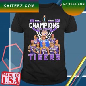 2023 NCAA Women’s Champions LSU Tigers Football player T-shirt