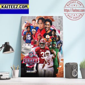 2023 NFL Draft Day Presented By Bud Light Art Decor Poster Canvas