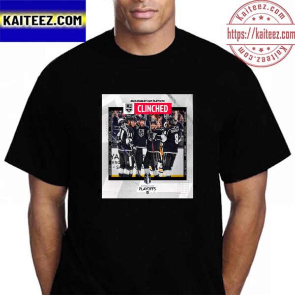 2023 Stanley Cup Playoffs Clinched Are Los Angeles Kings Vintage Tshirt