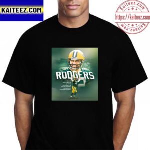 Aaron Rodgers Is A Green Bay Packers Legend In NFL Vintage T-Shirt