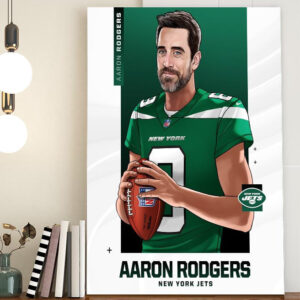 Aaron Rodgers Traded From Green Bay Packers To New York Jets Art Decor Poster Canvas