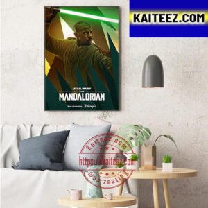Ahmed Best As Kelleran Beq In The Mandalorian Of Star Wars Art Decor Poster Canvas