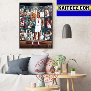 Aliyah Boston Declared For The 2023 WNBA Draft Art Decor Poster Canvas