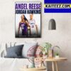 Angel Reese And The Tigers Have Won Their First National Championship Art Decor Poster Canvas