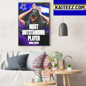 Angel Reese Is The 2023 NCAA Tournament Most Outstanding Player Art Decor Poster Canvas