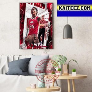 Arkansas Razorbacks Committed Jeremiah Davenport Art Decor Poster Canvas